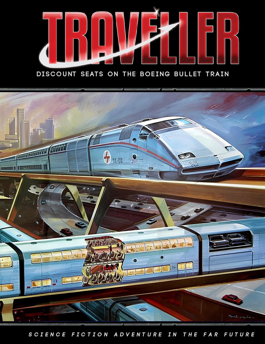 SSkorkowsky's tweet photo. For those counting, I've now made 27 silly Traveller covers out of old sci-fi art. Meanwhile, I've got a stack of errands and chores I never seem to have time for. https://t.co/ehrPFIKCNZ