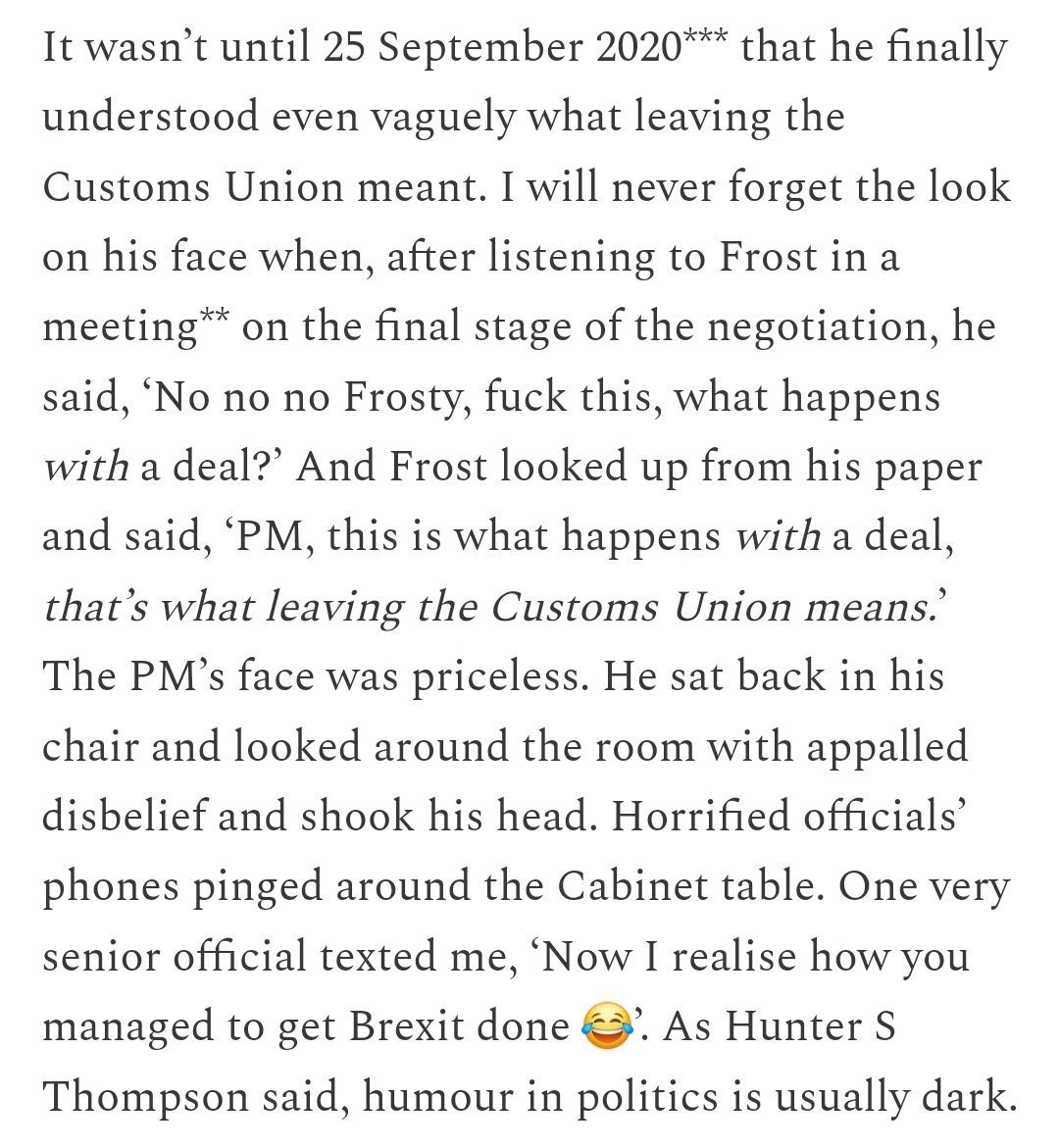 NicholasTyrone's tweet image. This is doing the rounds again and rightly so - it’s Brexit in a nutshell. Britain becoming isolated by accident because the people running the country had no idea what they were doing.