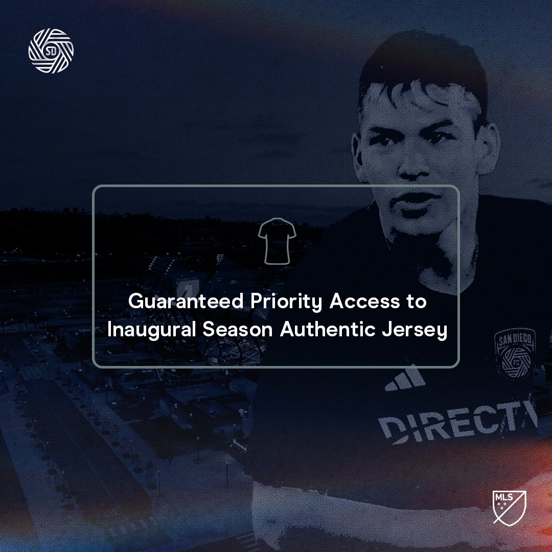 sandiegofc's tweet image. 𝙒𝙖𝙣𝙩 𝙥𝙧𝙞𝙤𝙧𝙞𝙩𝙮 𝙖𝙘𝙘𝙚𝙨𝙨 𝙩𝙤 𝙥𝙪𝙧𝙘𝙝𝙖𝙨𝙚 𝙤𝙪𝙧 𝙞𝙣𝙖𝙪𝙜𝙪𝙧𝙖𝙡 𝙟𝙚𝙧𝙨𝙚𝙮?

Unlock exclusive season ticket member benefits by becoming a Founding Member today.

#FlowWithUs