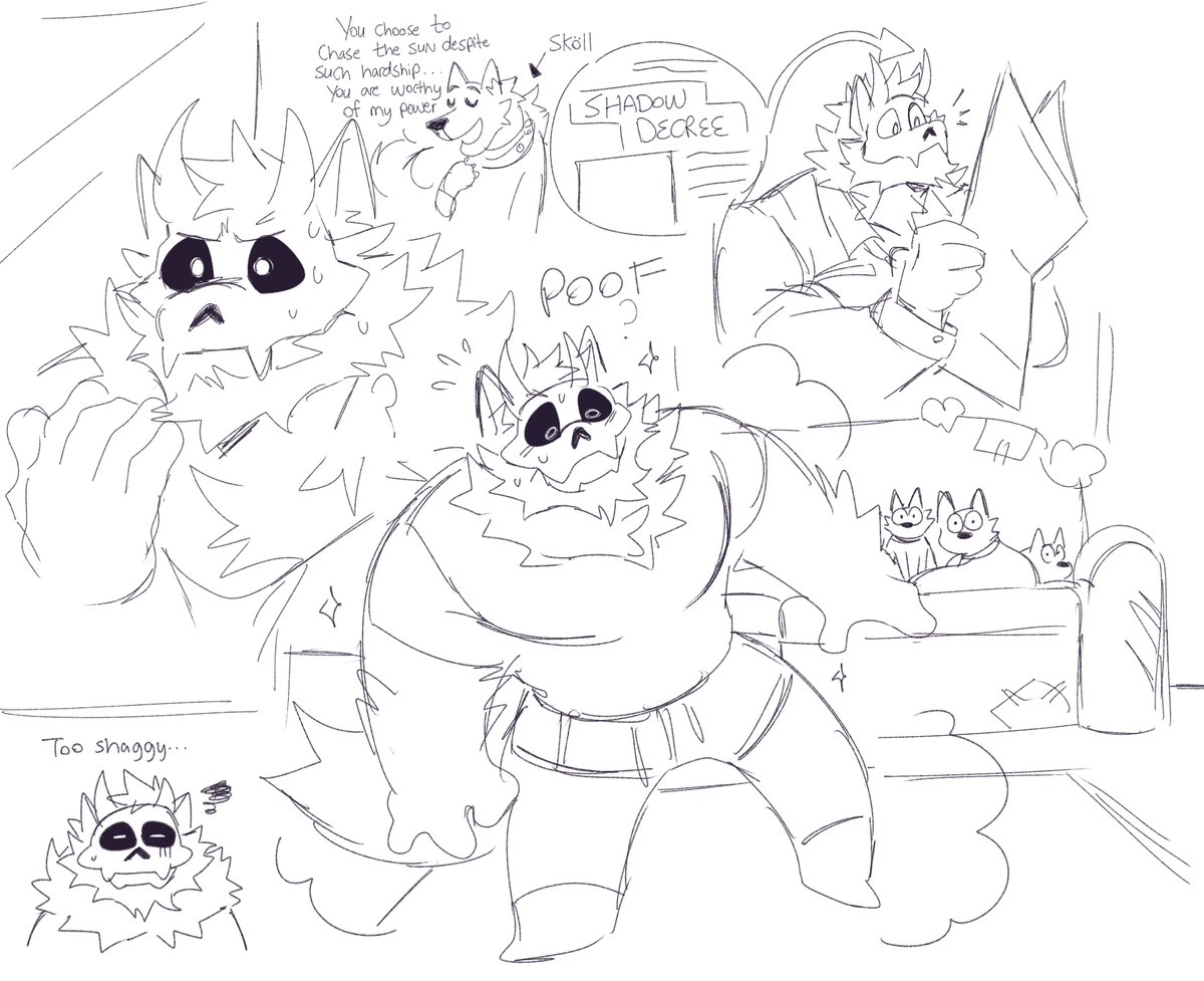 Juggermelon's tweet photo. I've been constantly asked time and time again so in between work, I finally doodled down Atlas's origin story. I hope it answers some questions! https://t.co/HYIyYuOyEM