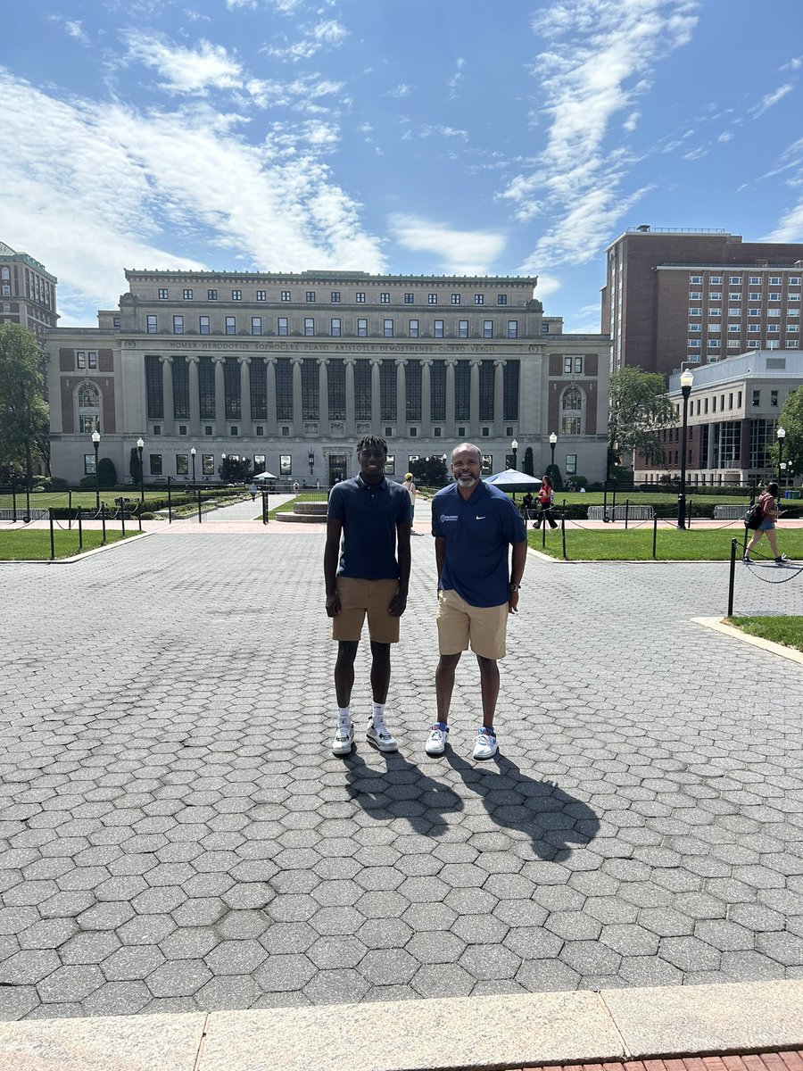 Big thanks to Coach Carberry, Coach Engles and the rest of the staff for giving me the opportunity to visit Columbia University! I had a fantastic time and appreciate the warm welcome.