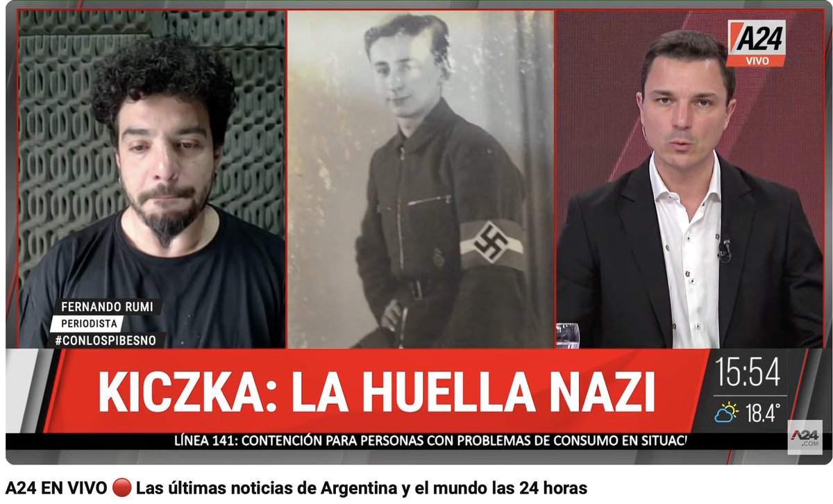 HbCecilia's tweet photo. El diputado argentino fugado desciende de un miembro  del régimen innombrable 

Germán Kiczka imputado por delitos brutales contra niños esta "protegido" en una colonia alemana cercana a Posadas.
El caso #Loan está levantando alfombras, que caigan todos. 
#ConLosPibesNO @A24COM https://t.co/RMqkBJi9xq