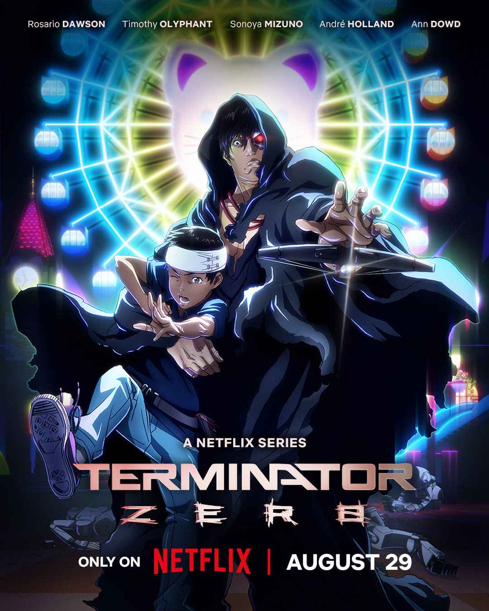xAnimePlus's tweet image. Nuevos visuales del anime &quot;Terminator Zero&quot;, a emitirse por la plataforma NETFLIX el proximo 29 de Agosto con un total de 8 episodios.

La animacion estará a cargo del estudio PRODUCTION I.G.
#Terminator #TerminatorZERO #Terminator0