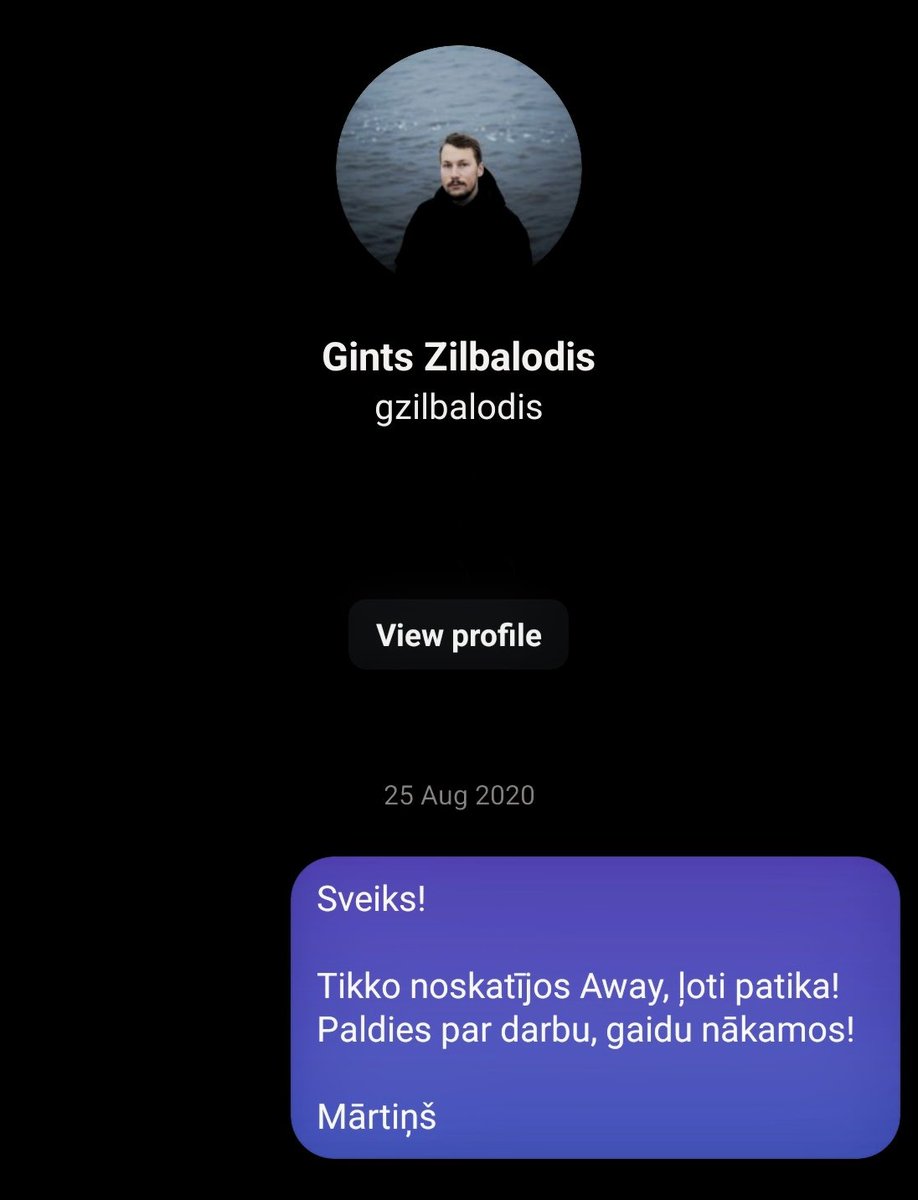 Beidzot sagaidīju <a href="/gintszilbalodis/">Gints Zilbalodis</a> filmu "STRAUME". Es esmu sajūsmā un iesaku visiem aiziet uz kinoteātri noskatīties.