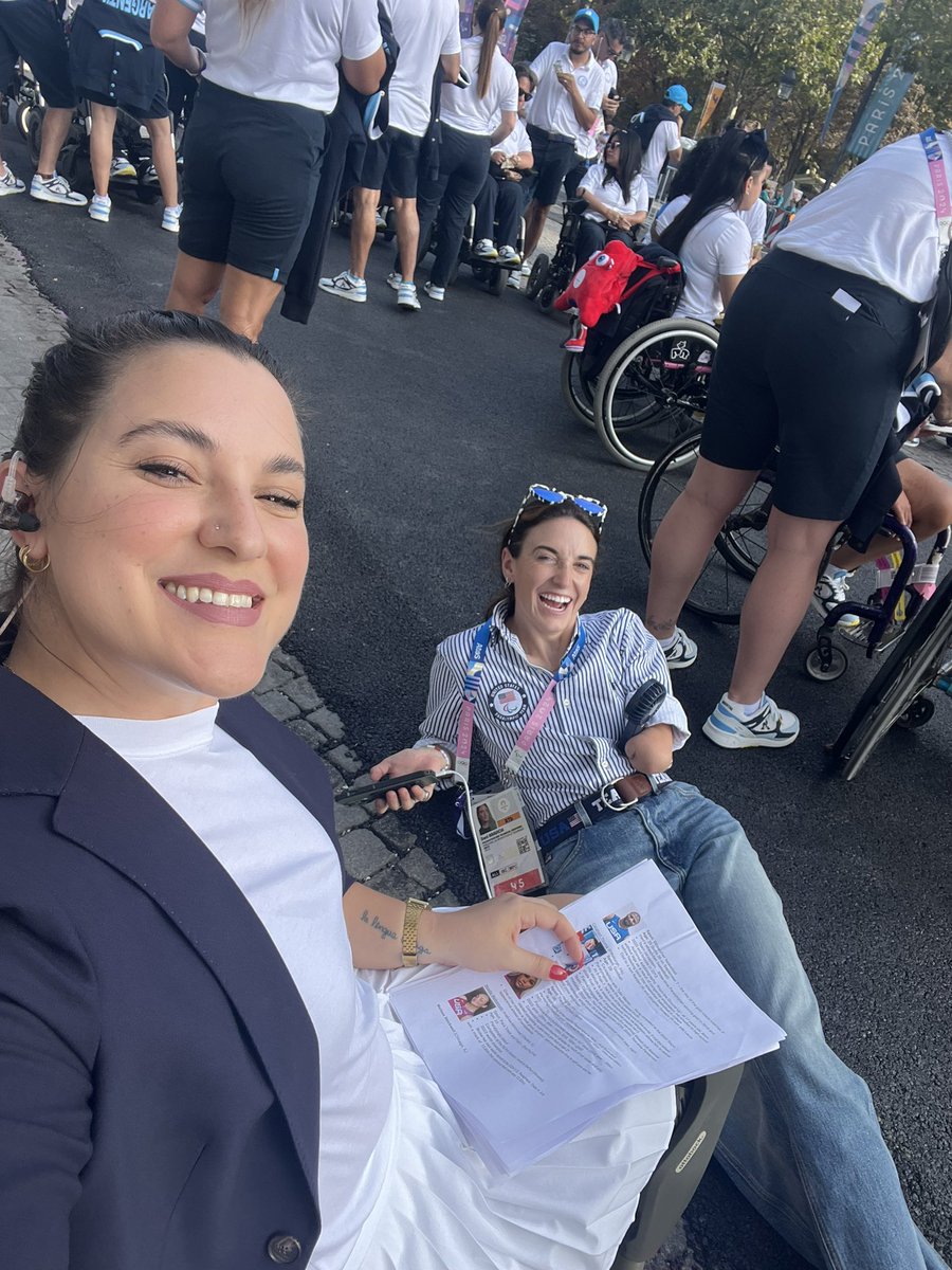 lacesyourfriend's tweet photo. I was on TV! 

Can’t wait to have an incredible few weeks in Paris for the #Paralympics! https://t.co/59YNjxNrrh
