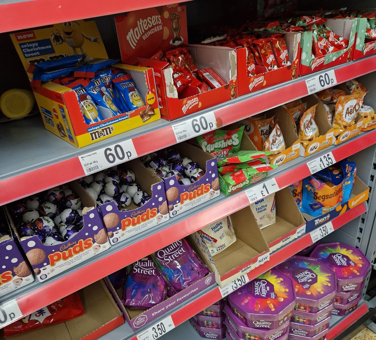 Does this count as Christmas chocolates spotted in the supermarket today?