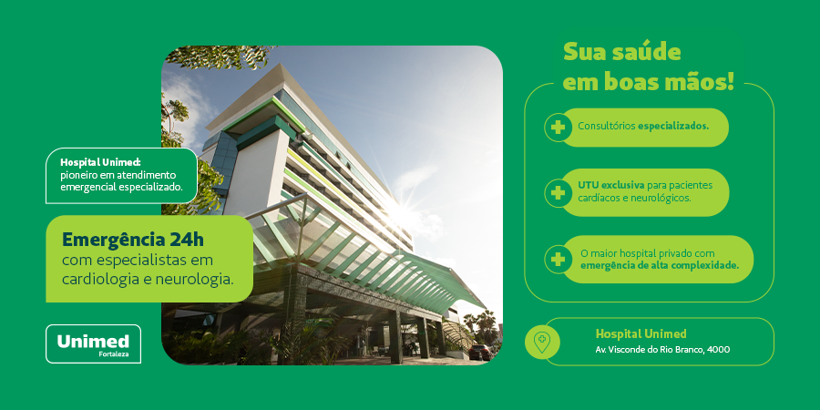 No Hospital Unimed, oferecemos atendimento de excelência em emergências cardiológicas e neurológicas. 🏥 

Com estrutura moderna e profissionais qualificados, somos referência em casos de alta complexidade. 

Porque cuidar de você é a nossa essência. 💚
