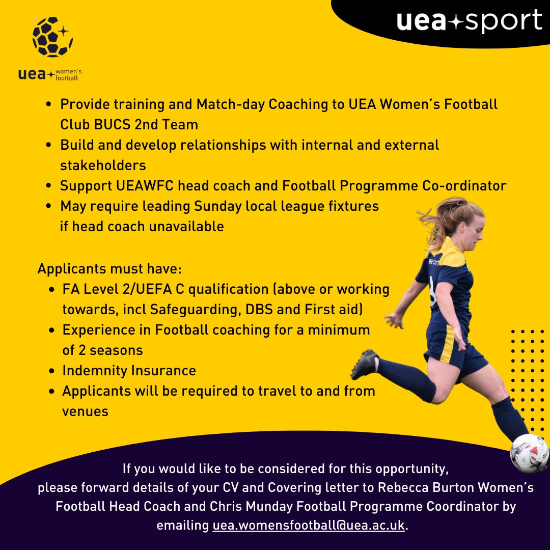 UEA Women's Football Club tweet media