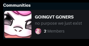 Going_VT's tweet image. goners unite in our exclusive club