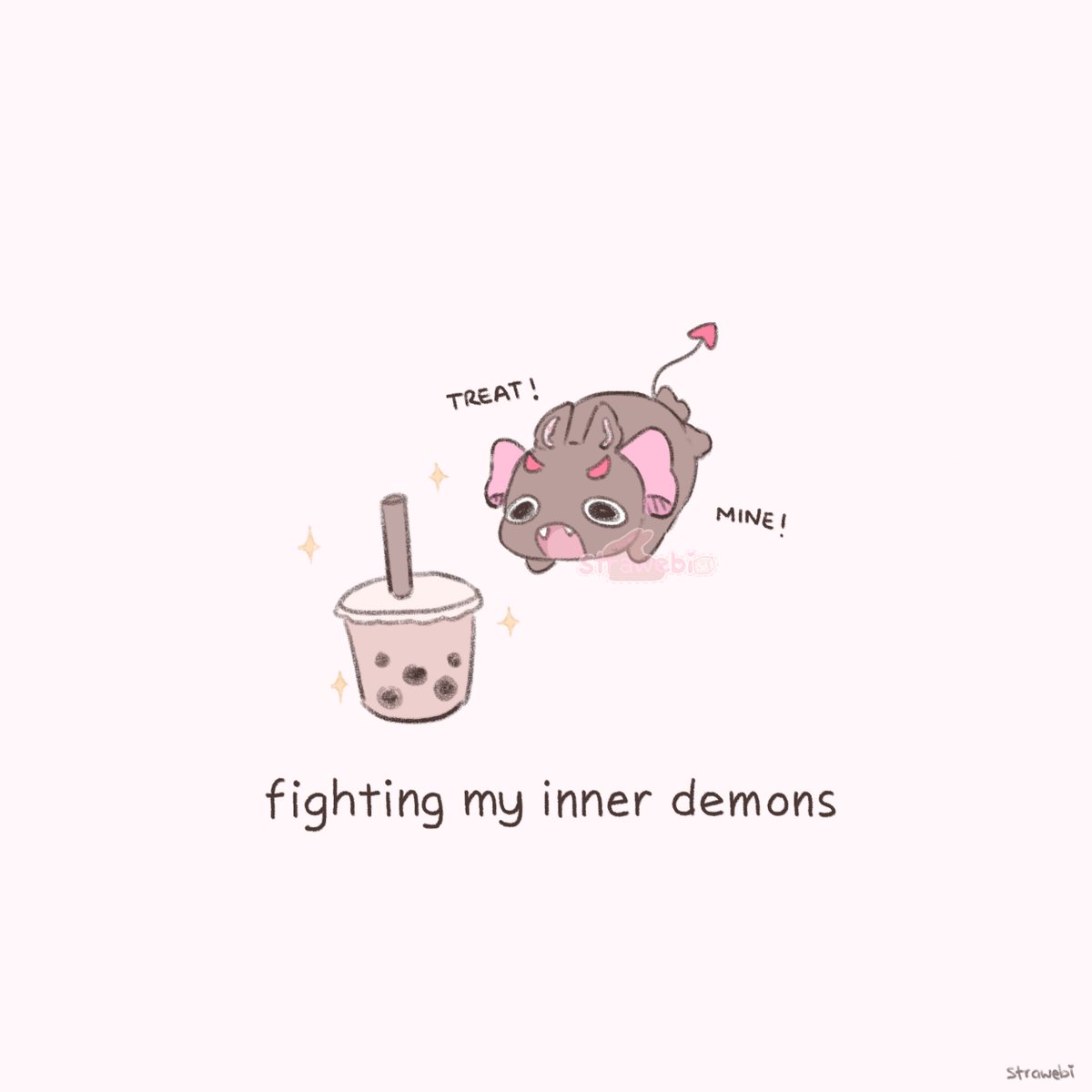 strawebi's tweet photo. part 2. hangry demons ₍ᐢ.‸.⑅ᐢ₎↝ https://t.co/3XaPmHqp9Q