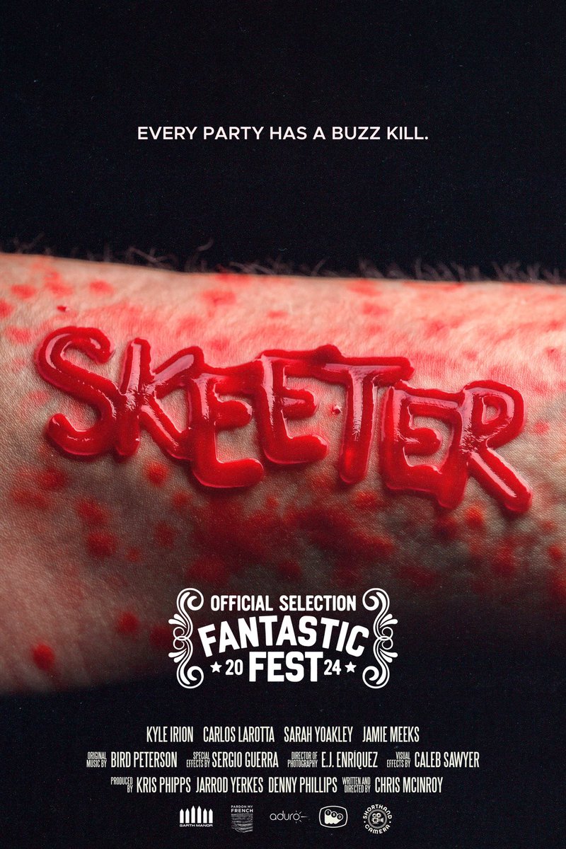 Made a new short film and it’s premiering at <a href="/fantasticfest/">Fantastic Fest</a> Can’t wait! Congrats to the amazing cast and crew 🦟