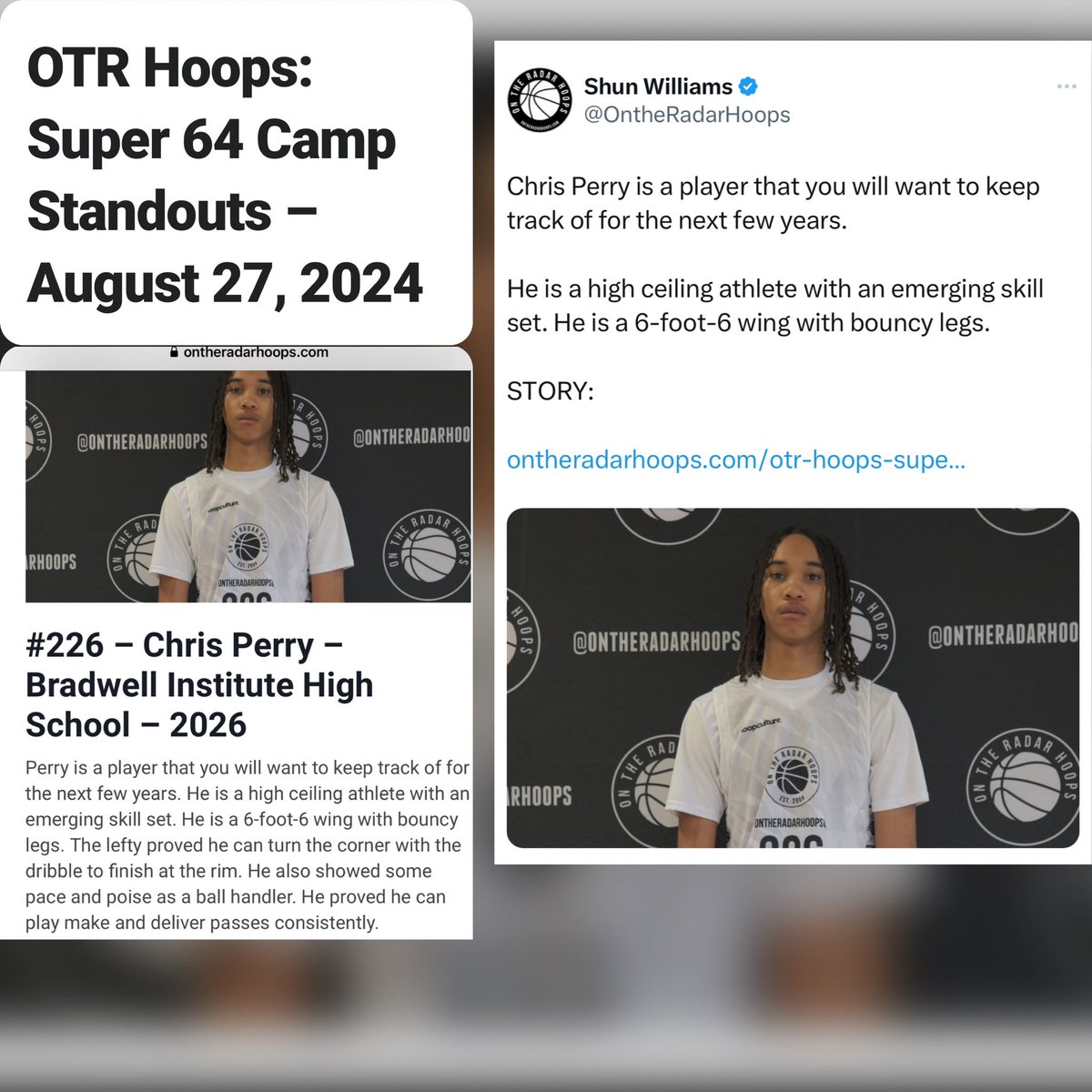 Christopher Perry (@cperry13_) on Twitter photo <a href="/OntheRadarHoops/">Shun Williams</a> βSuper64 Campβ write up!! Thank you for the invite ππ½ again
<a href="/PrepHoopsGA/">Prep Hoops Georgia</a> <a href="/SandysSpiel/">Sandy's Spiel</a> <a href="/MyLineOfChamps/">Independent Hoops</a> <a href="/BasketballBi/">BiBoysBasketball</a> <a href="/RecruitGeorgia/">Recruit Georgia</a> <a href="/Relentless_Hoop/">Relentless Hoops</a> <a href="/TheWelchyReport/">Welchy Report</a> <a href="/connect_hoops/">College Hoops Connect, Inc</a> <a href="/SouthGaElite/">South Georgia Elite</a> <a href="/AtlXpress/">The Atlanta Xpress</a> <a href="/OntheRadarHoops/">Shun Williams</a> βSuper64 Campβ write up!! Thank you for the invite ππ½ again
<a href="/PrepHoopsGA/">Prep Hoops Georgia</a> <a href="/SandysSpiel/">Sandy's Spiel</a> <a href="/MyLineOfChamps/">Independent Hoops</a> <a href="/BasketballBi/">BiBoysBasketball</a> <a href="/RecruitGeorgia/">Recruit Georgia</a> <a href="/Relentless_Hoop/">Relentless Hoops</a> <a href="/TheWelchyReport/">Welchy Report</a> <a href="/connect_hoops/">College Hoops Connect, Inc</a> <a href="/SouthGaElite/">South Georgia Elite</a> <a href="/AtlXpress/">The Atlanta Xpress</a>