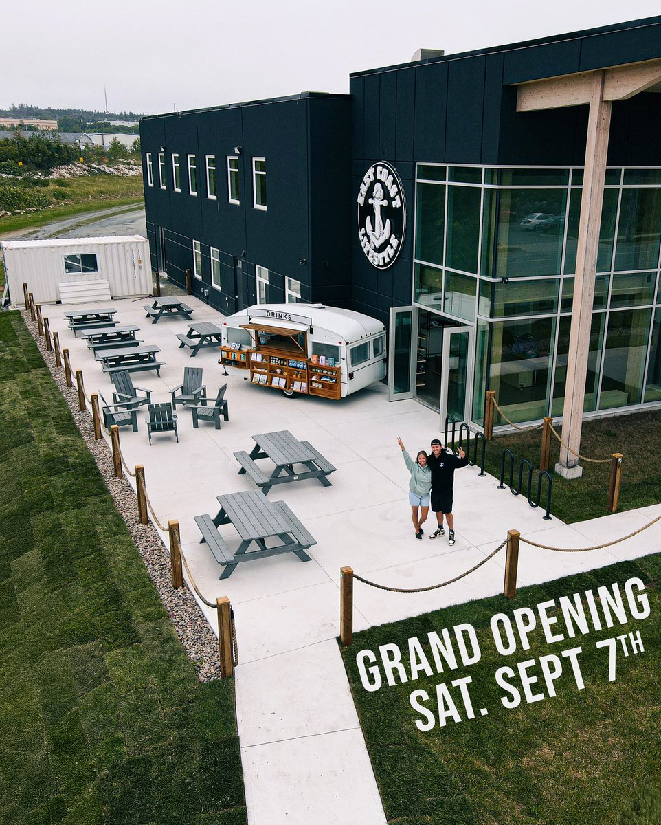 EASTCOASTLIFEST's tweet photo. Officially opening Saturday September 7th! 🎉 Next Saturday we’ll be opening our new store & patio to the public! Come visit us for all your east coast essentials. 

Our store & patio will be open everyday. Hope to see you next Saturday in Bayers Lake! ⚓️ #eastcoastlifestyle #grandopening #halifax #novascotia #canada