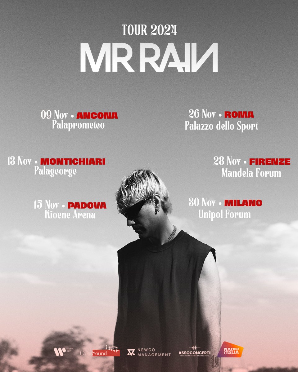 Il Tour nei palazzetti si avvicina 📷
Mancano poco più di due mesi e lo show prende forma giorno dopo giorno. Sarà magico, ve lo prometto 📷
Non fatevi scappare gli ultimi biglietti: bit.ly/3xlIlsN
09 novembre Ancona, Palaprometeo
13 novembre Montichiari, Palageorge
15