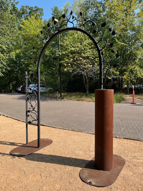 "Garden Arch" now at the Botanical garden in Chapel Hill and "Jumble Arch in Benson, NC