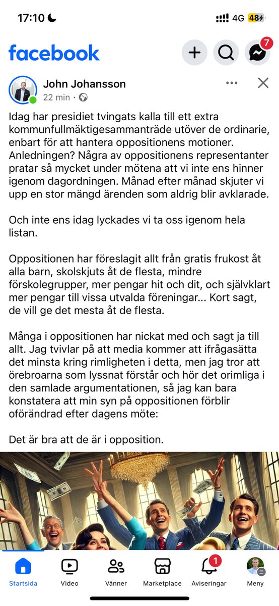 Dumma dumma oppositionen motionerar för mycket och pratar om…

frukost för skolbarnen och skolskjuts. Jorden går under!

Oppositionen är FOLKVALD och pratar så mycket vi vill, och vi har olika prioriteringar vilket såklart speglas i våra initiativ.