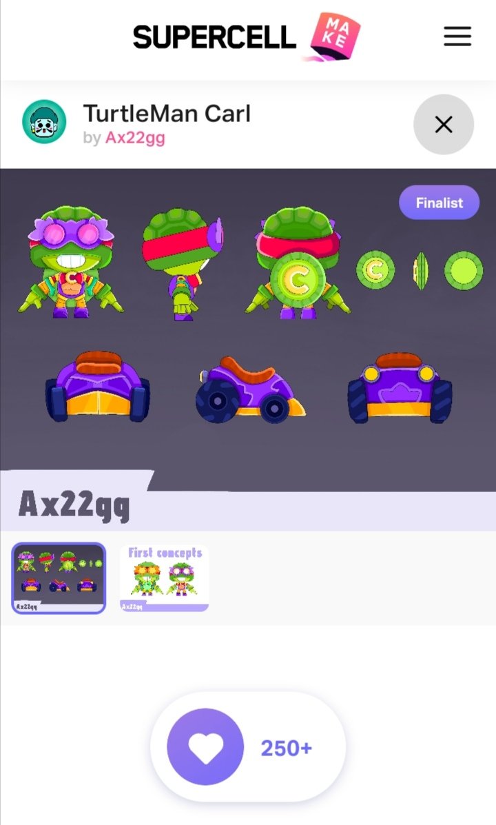 I'M A FINALIST🎉

make.supercell.com/en/user/ax22gg…

#BrawlStars #SupercellMake #BrawlStarsArt