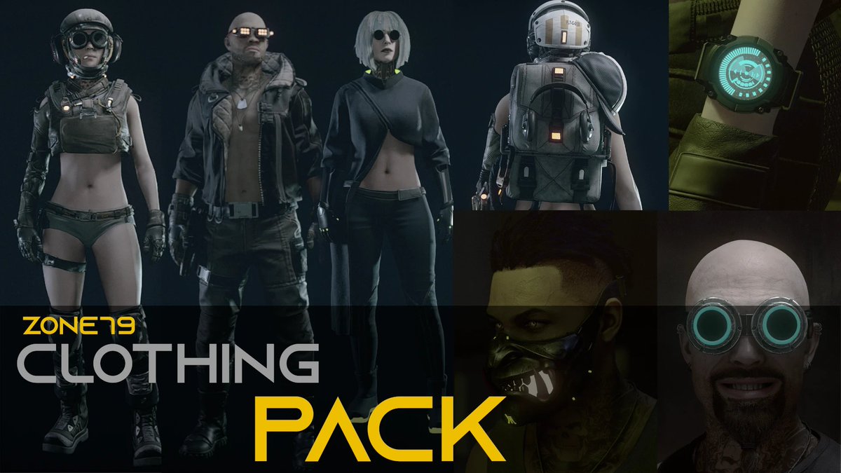 Starfield2023's tweet photo. ZoNE79, one of my favorite #Starfield mod authors when it comes to character fashion, just released a merged version of several of his mods, new clothing, eyewear, watches, and more!🚀

ZoNE79 Clothing Pack at Starfield Nexus - Mods and Community (https://t.co/JOlSVekVgH) https://t.co/QxYdKhKKqv