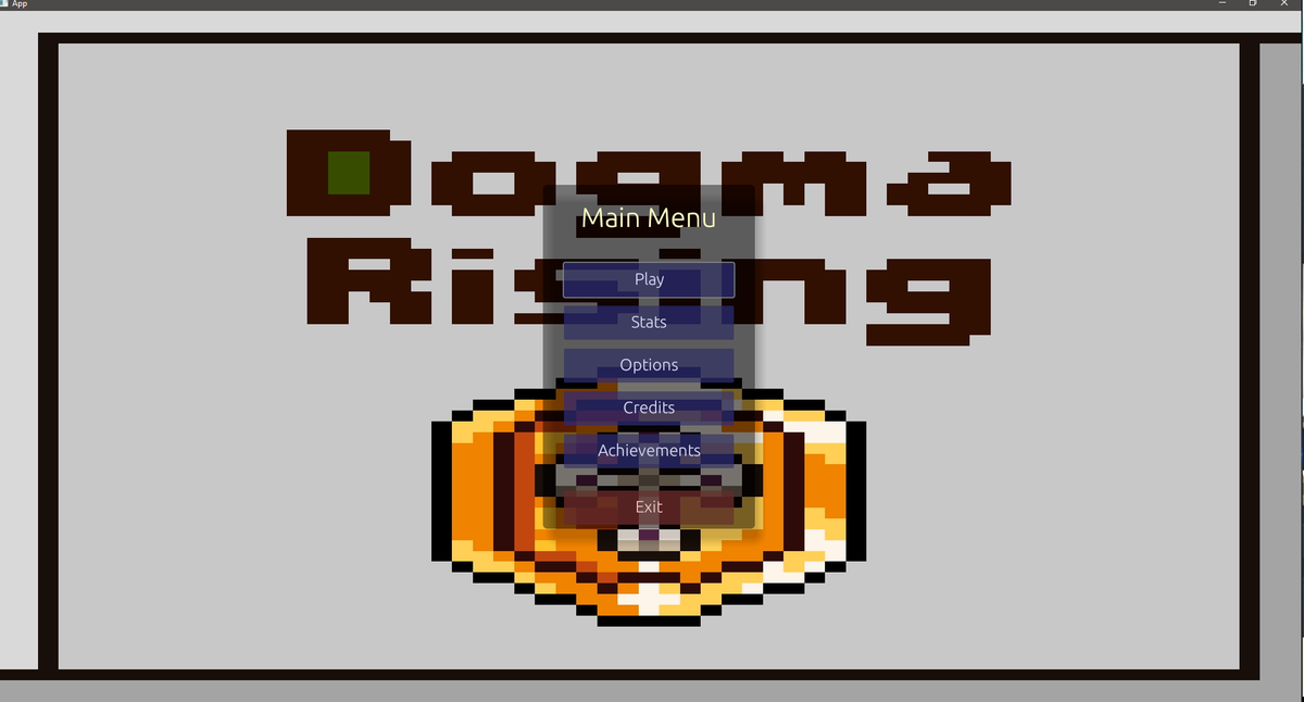 MoonrayMurray's tweet photo. Current Main Menu - background is animated also(Basic) Made with Rust + Bevy + EGUI (Bevy-EGUI) https://t.co/EsCLdZMZne