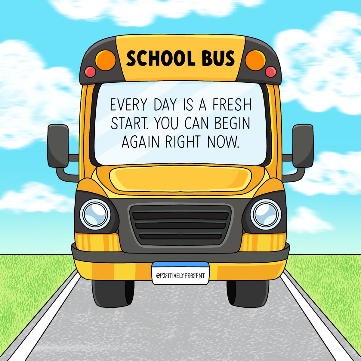 positivepresent's tweet photo. Every day is a fresh start! https://t.co/X4z9Q5NCUJ