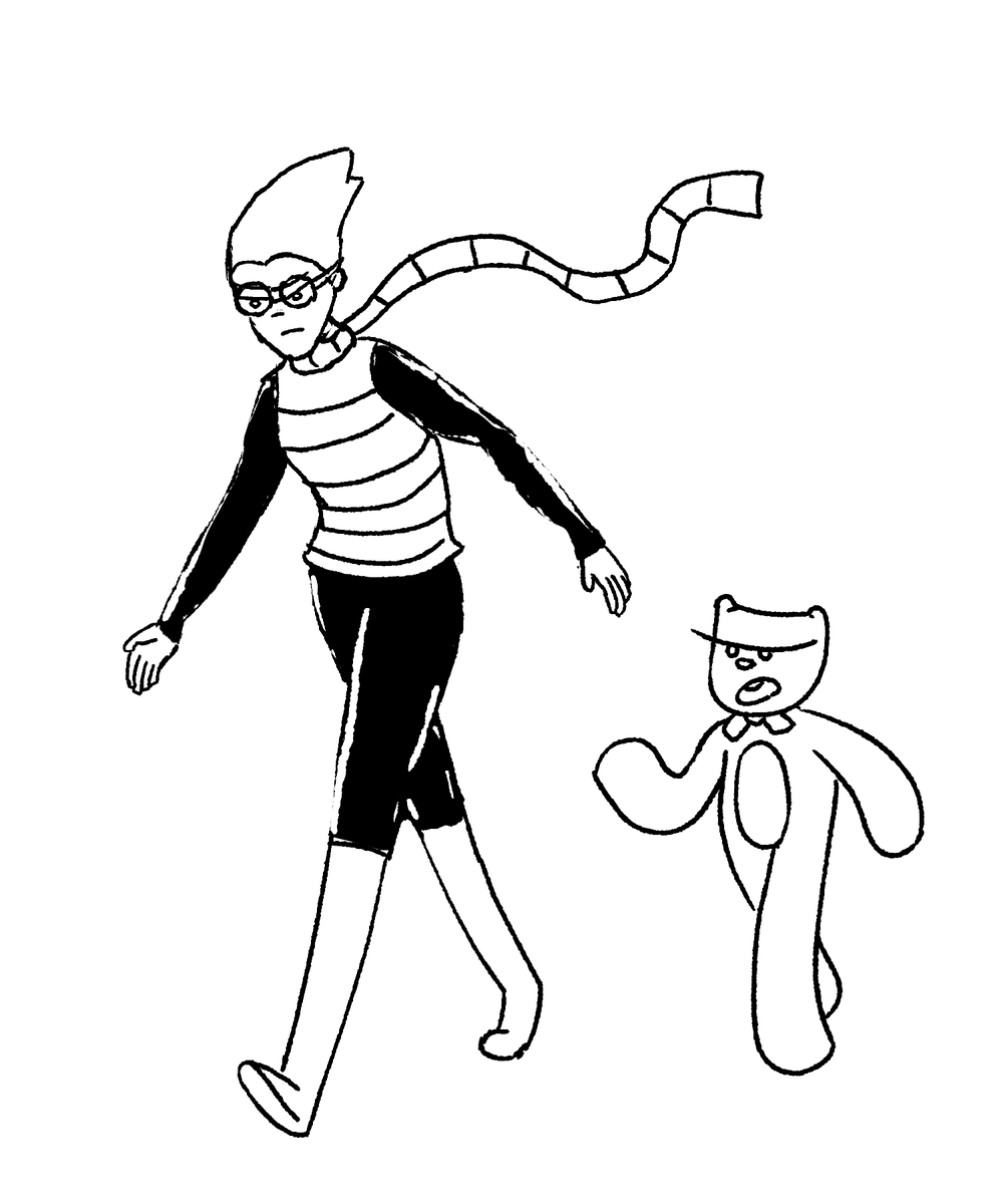 Hazel and Fuzzy from Sam and Fuzzy