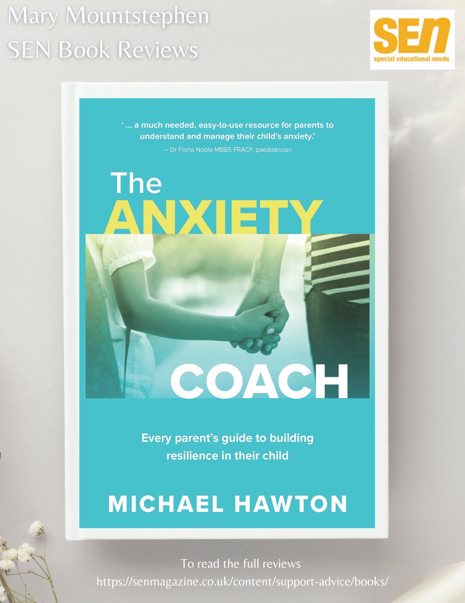 SENMAGAZINE's tweet photo. Read the latest book review by @M_Mountstephen 

The Anxiety Coach: Every Parent’s Guide to building Resilience In Their Child 

https://t.co/0evjXscbpG

#books #bookreviews #anxiety #childbehaviourmanagement #healthandwellbeing #mentalhealth https://t.co/bi5EFe9UIk