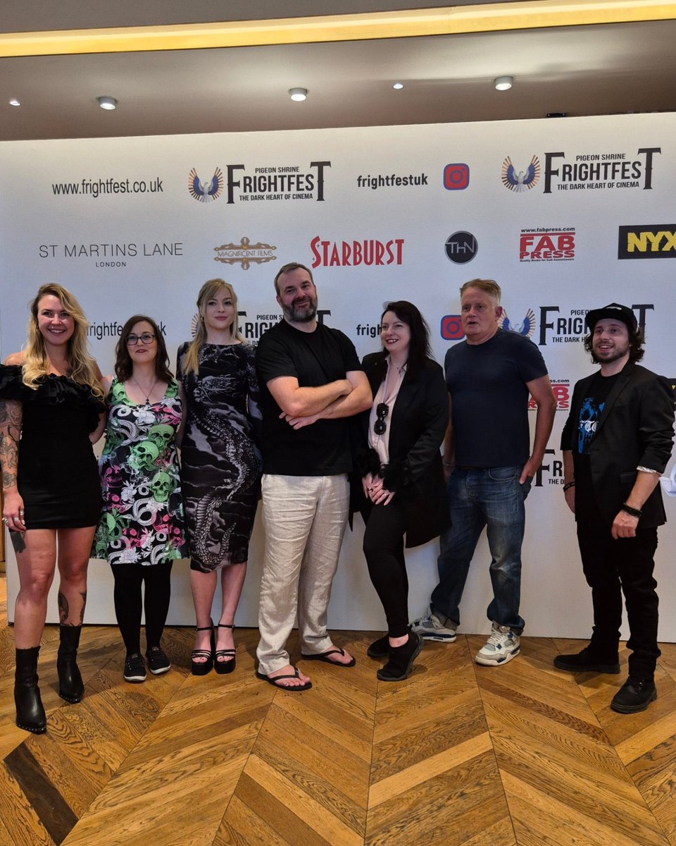 Just an extra special thanks to <a href="/Ari_Hellraiser/">Ari_Hellraiser//MILLENNIAL NASTIES available now!</a> @hornbloodfire <a href="/ZoboWithShotgun/">Zoë // Zobo With a Shotgun (she/her)</a> <a href="/T_Chavanis/">Thibault Chavanis</a> Neil &amp; Chris for their terrific contributions in <a href="/GenTerror/">Generation Terror</a> and for attending the premiere and media with us! You guys are amazing! 🔥