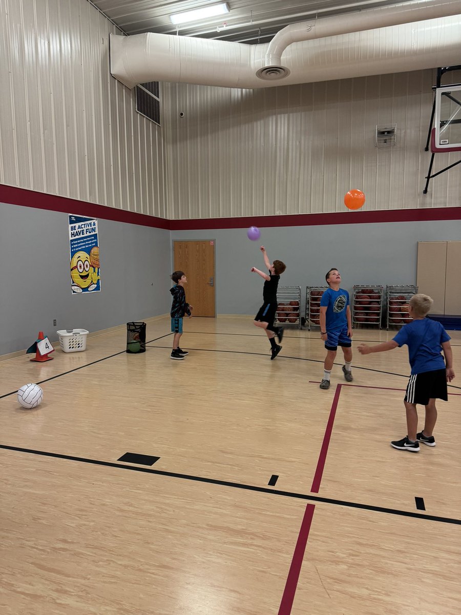 PeMissv's tweet photo. Olympics Stations Part 3 - Volleyball, Gymnastics, &amp; Rowing! #SquirrelsES #centralcassND #physed #Olympics2024Paris https://t.co/zmpSdW9PC4