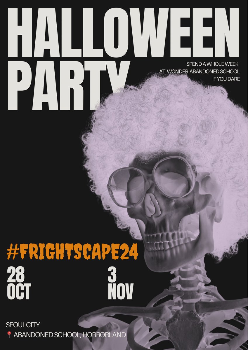 SEOULPLAYTIME's tweet photo. #FRIGHTSCAPE24 https://t.co/Y9xh4YhHy7