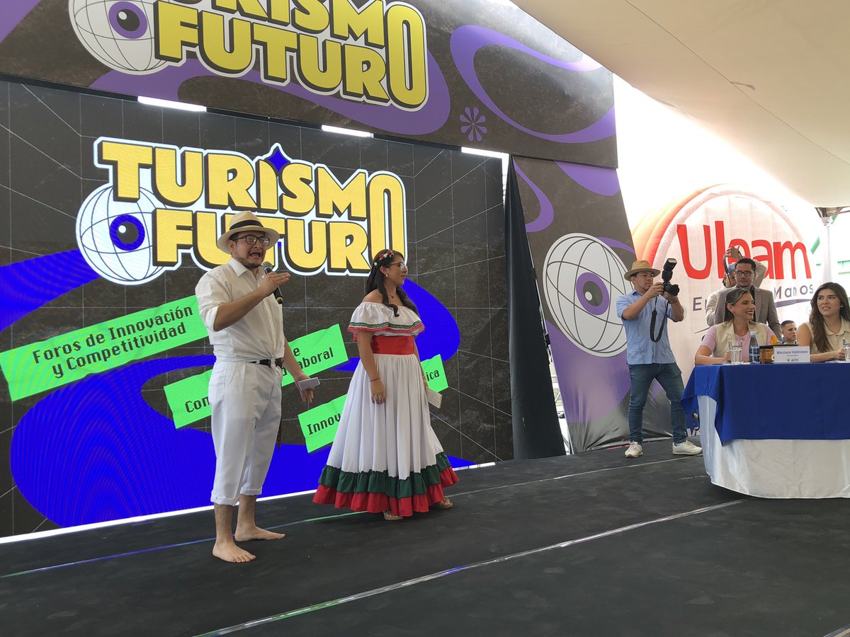 UleamEcuador's tweet photo. Nueve universidades participan en la tercera parada Reto Gastronómico con sede en la #Uleam. Rector Dr. Marcos Zambrano resaltó aporte de la academia con carreras de turismo y gastronomía. Ministro #Neils Olsen resalta hospitalidad de la Uleam https://t.co/wmTCadtLCZ