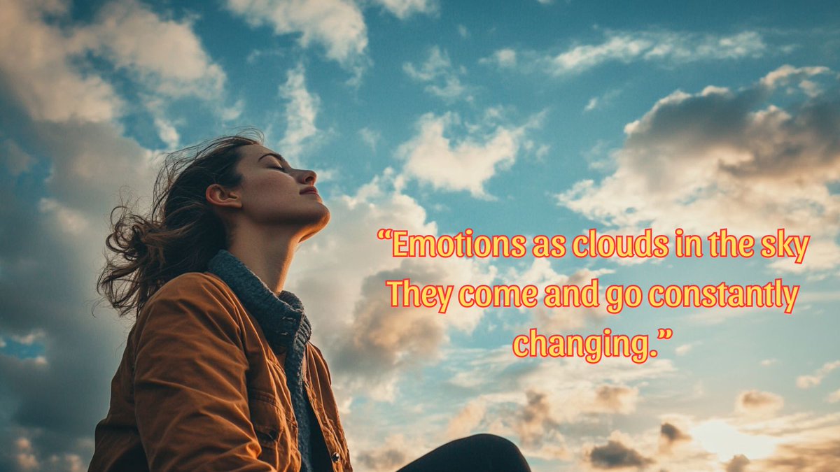 StoicPractice's tweet photo. 🕯️ Emotions are like clouds in the sky. They come and go, constantly changing. Some days are bright and sunny, while others are dark and stormy. Embrace the ebb and flow, and remember that no feeling is permanent.
#DailyStoicPractice #Stoicism #philosophy https://t.co/r5N3vJpRcL