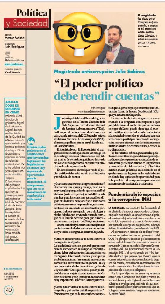 Contrapesos y rendición de cuentas, clave en el desarrollo democrático de cualquier estado. 
eleconomista.mx