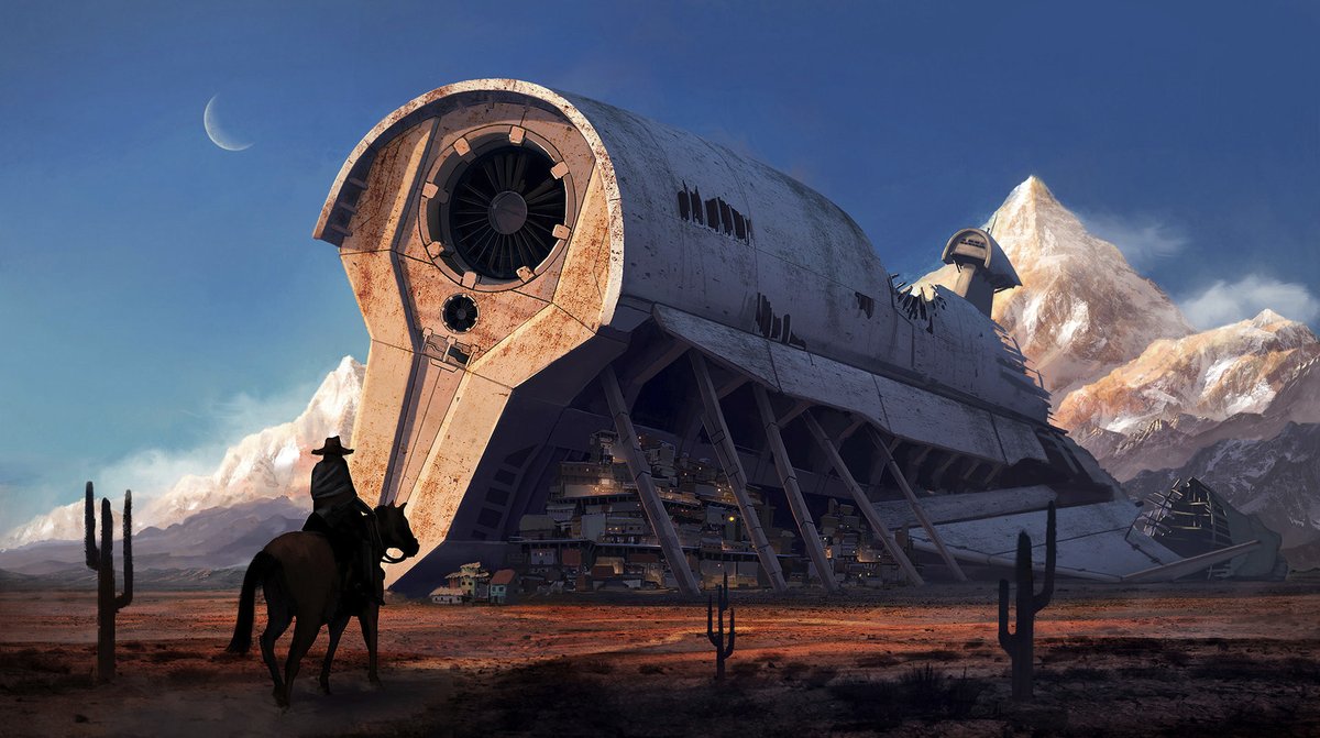 Someday I'll get around to writing that sci-fi western audio drama. Someday...

Village by Maksym Harahulin

#scifi #western #fiction #AudioDrama #podcast