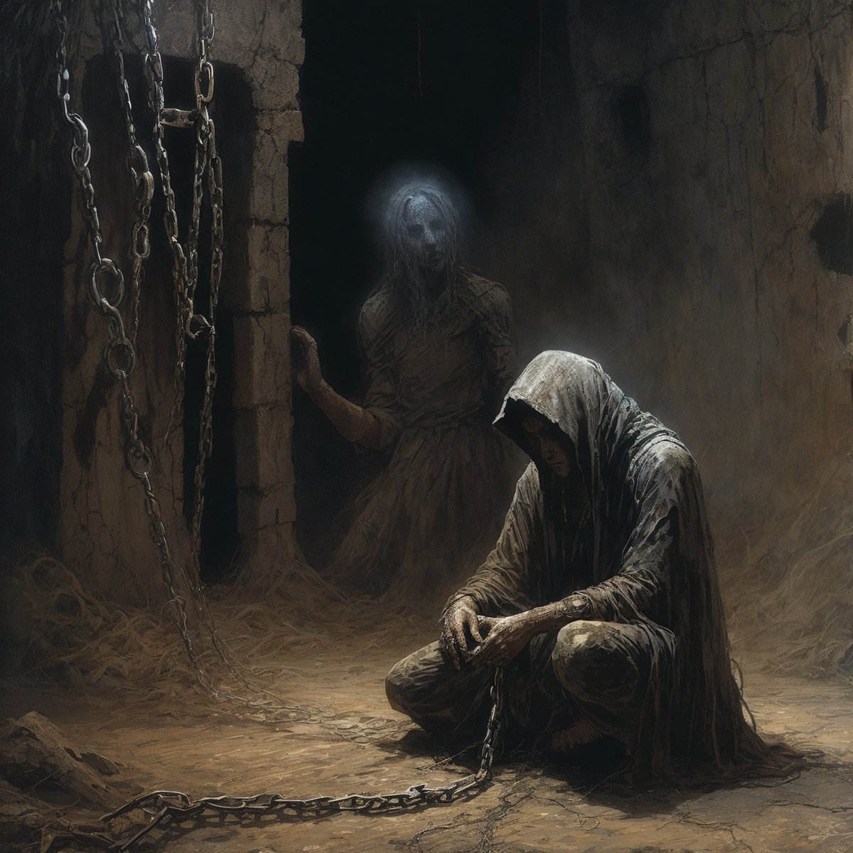 THE LOST BOYS

Youth and potential are precious things and the fell eyes of the sisterhood are ever watchful. 

Their leering eyes see into every broken home and back alley where boys too sensitive for the hardness of the labours demanded of them suffer in silence..👇🏻