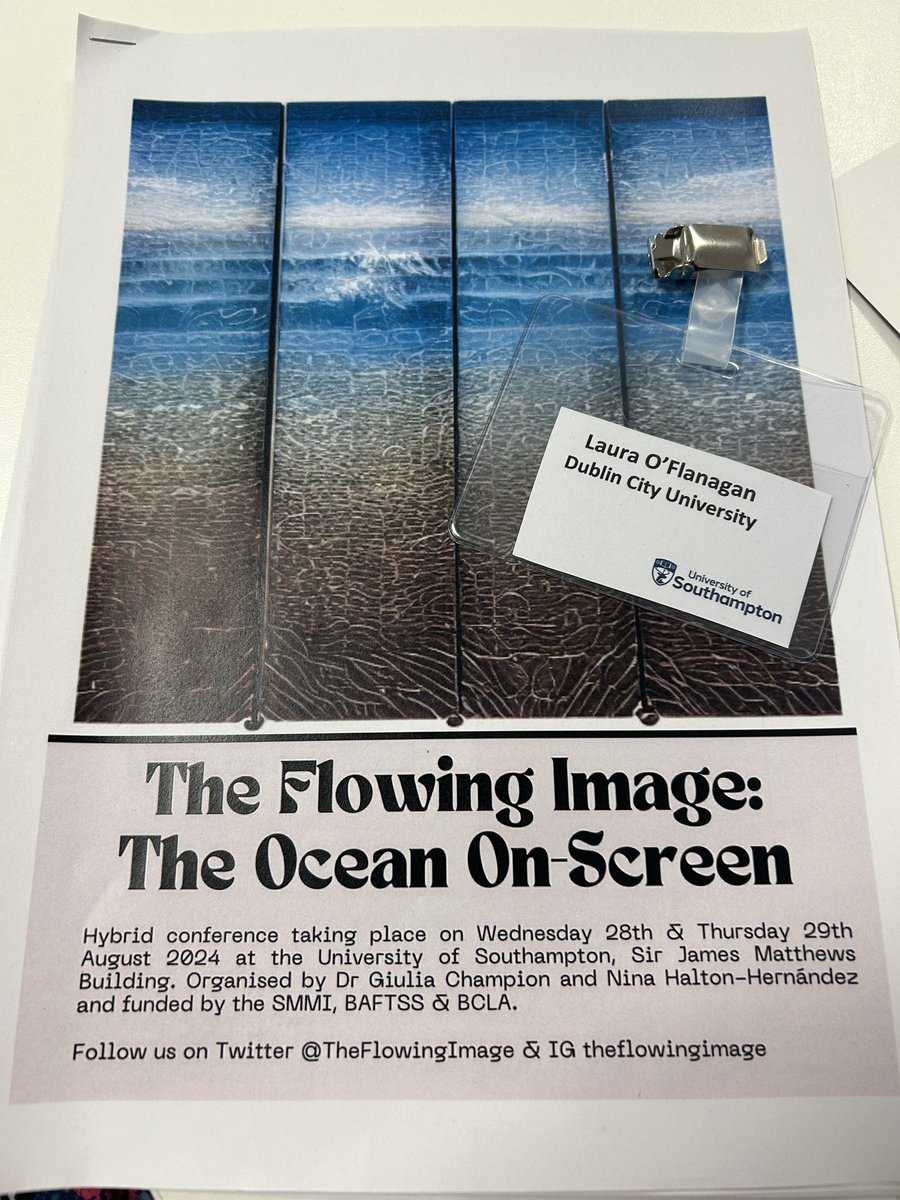 Laura O’Flanagan (@lauofl) on Twitter photo Great day <a href="/TheFlowingImage/">The Flowing Image Conference</a> today. Really interesting panellists, and I had the opportunity to present a paper. Looking forward to day 2! Great day <a href="/TheFlowingImage/">The Flowing Image Conference</a> today. Really interesting panellists, and I had the opportunity to present a paper. Looking forward to day 2!