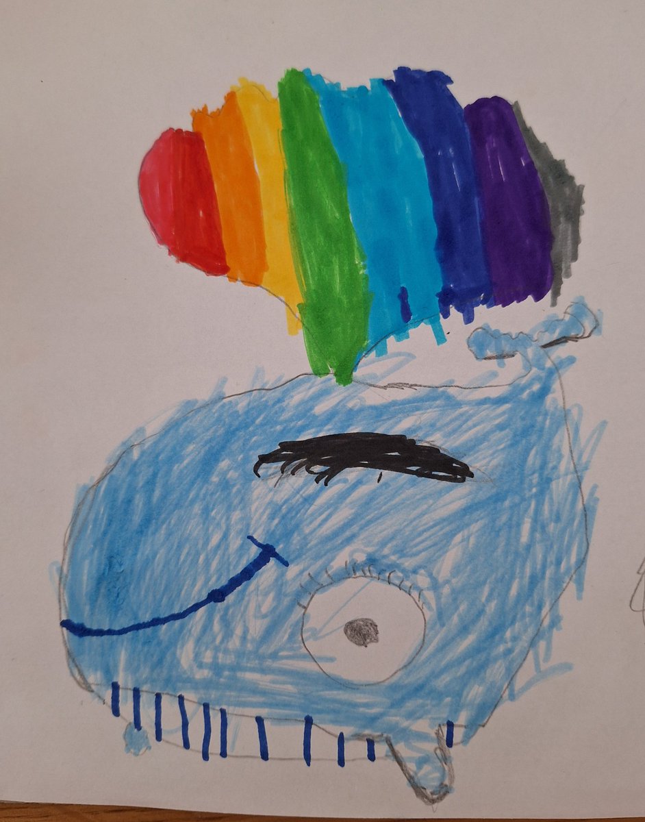SarahLampard2's tweet photo. Evelyn has been doing some artwork with #DrawWithRob today https://t.co/sPl5tQSULS