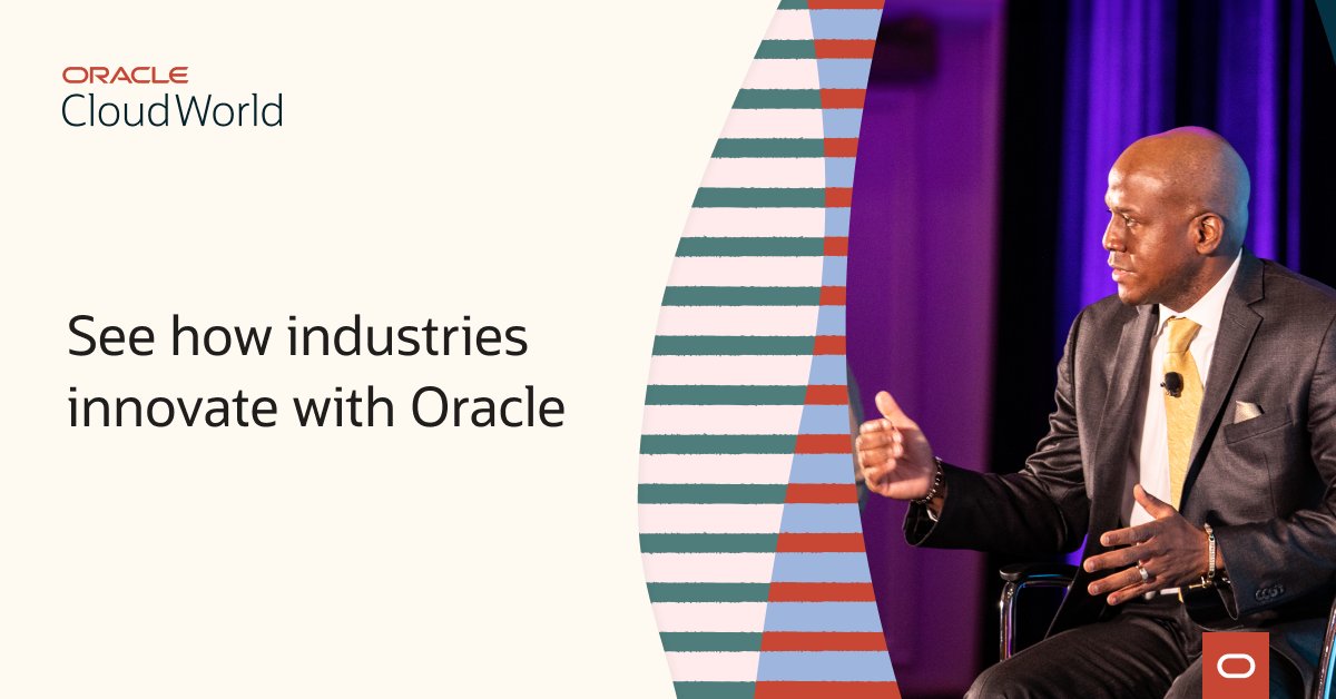 There will be a lot of content for Education at CW.  Discover how organizations of all sizes and in all industries use our solutions to solve complex business challenges, innovate faster, and get ahead of the competition. Join us at #CloudWorld: social.ora.cl/6014mjGli