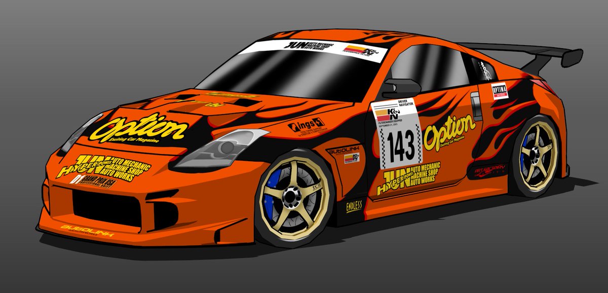 1/10 HOTWORKS　OPTION　STREAM　Z 2003 1/10 HOTWORKS OPTION STREAM Z 2003 1/10 HOTWORKS OPTION STREAM Z