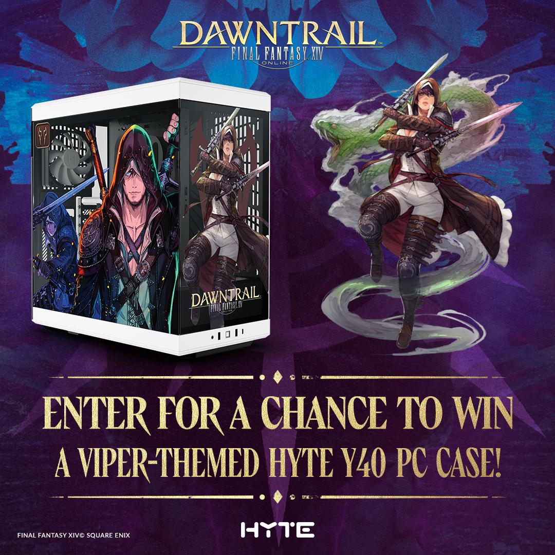 hytebrand's tweet image. ✨ Giveaway Announcement ✨

HYTE and @FF_XIV_EN are going to giveaway a 
Viper-Themed HYTE Y40 PC Case!

Open to US &amp;amp; CAN

🎁 Enter now for your chance to win: hyte.co/FFXIV-PAX