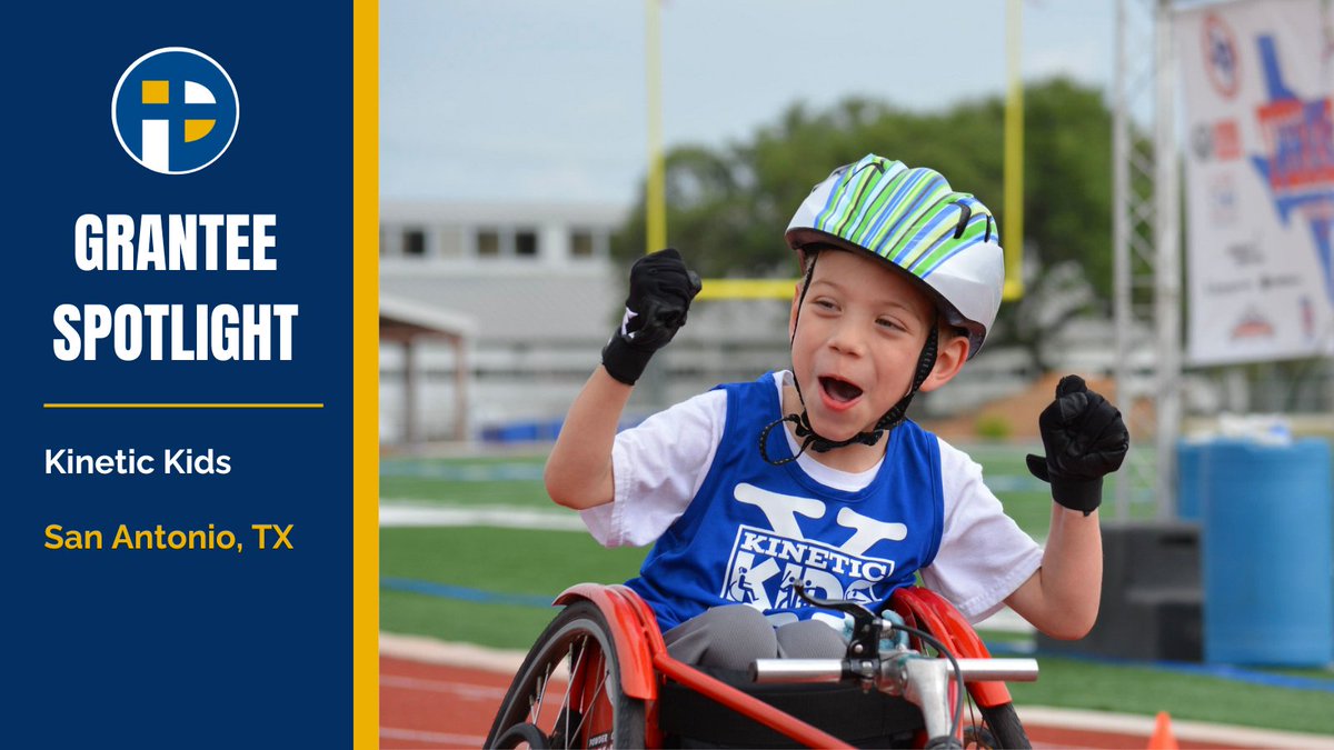 PulteFamilyFdn's tweet photo. Kinetic Kids in San Antonio, TX, enhances the lives of children with special needs through adaptive sports, arts, and education. The PFCF is proud to support their efforts to serve 10,700+ participants in 2024. #Touchinghearts #Changinglives #KineticKids #IDDAwareness https://t.co/WdEG5UaAZ9