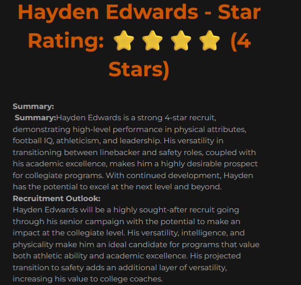 ccprospects23's tweet photo. We have trimmed the fat, dropped some companies under our umbrella that just didn't cut it and have added companies that specialize in their field. With our new algorithm we are back to adding athletes and doing reports. Latest report @HaydengoinD1  https://t.co/7jNMTKvysh https://t.co/3agNKOAPj4