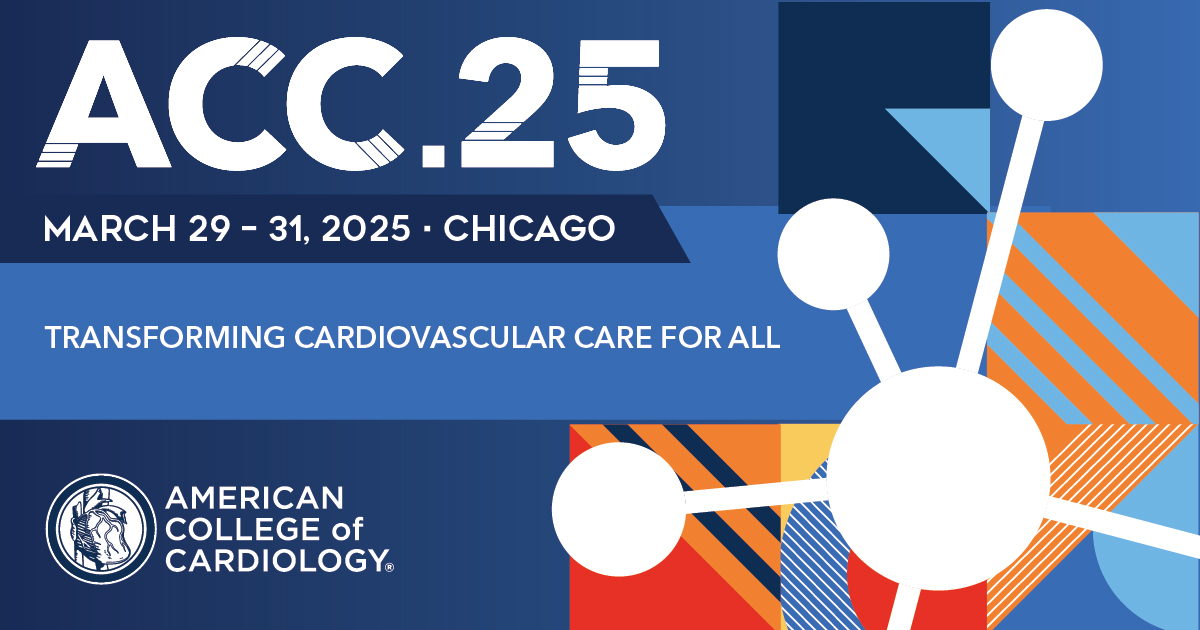 Submit Your Science for #ACC25!

Share your research with colleagues from around the world and discuss and debate the results with top experts in the field! Learn more: bit.ly/3ABMpKm