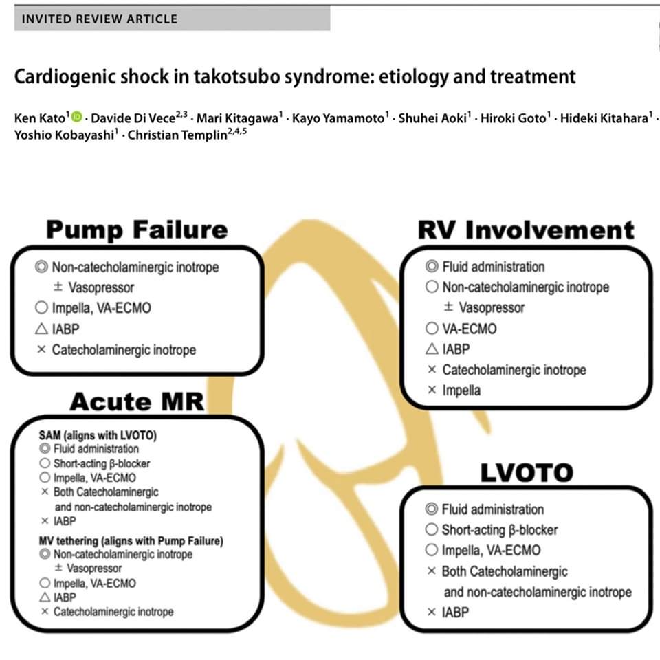 🔴Cardiogenic shock in takotsubo syndrome: etiology and treatment ❤️🩺⤵️  #OpenAccess #2024Review 
     
link.springer.com/article/10.100…
 #Cardiology #FOAMed #MedEd #medstudent #paramedic #Cardiology #CardioEd #medtwitter #meded #CardioTwitter #cardiotwiteros  #MedX #cardiovascular
