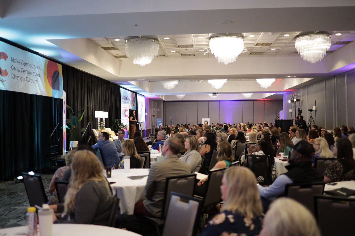 Here we go! Welcome to a SOLD OUT CultureCon 2024.

Kicking off the conference is Maritza Lewis from <a href="/Zappos/">Zappos.com</a> 

"Cultivating Culture at Zappos: Driving Results Through Employee Experience"

#CultureConUSA

#EmployeeEngagement

#EmployeeExperience

<a href="/ZapposCulture/">Zappos Culture</a>