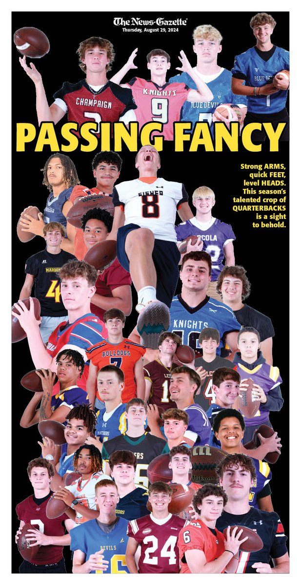Included in Thursday's print editions: Our annual High School Football Preview special section, a 22-page whopper spotlighting every team in the area.