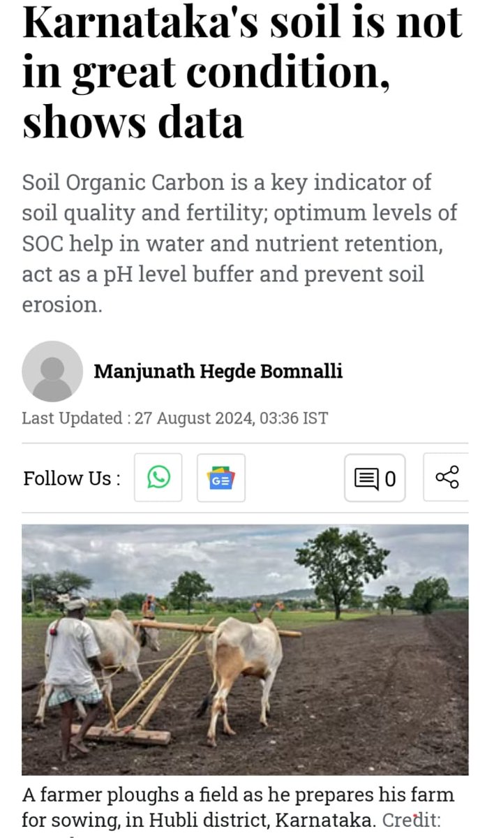 There are only two ways to put organic content back into the soil- animal waste &amp; the green litter from the trees. If these two things are not on the farmland, there is no way to revive soil organic content &amp; #SaveSoil. Tree-based agriculture is not just soil friendly, it has