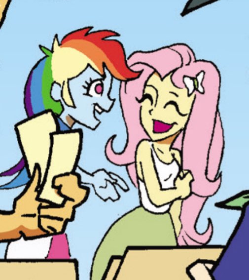 mlparchives's tweet image. comic flutterdash!