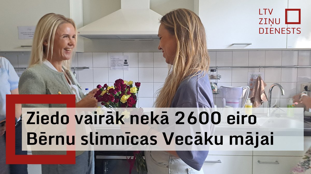 Vairāk nekā 2600 eiro ziedojumos izdevies savākt grupas “Astronaut” solistei Mārai Upmanei-Holšteinei kopā ar atbalstītājiem, pārdodot T-kreklus, kas darināti no tekstila konteineros nodotajiem krekliņiem. Visa nauda nonāks <a href="/BSFonds/">Bērnu slimnīcas fonds</a> Vecāku mājā. replay.lsm.lv/lv/ieraksts/lt…