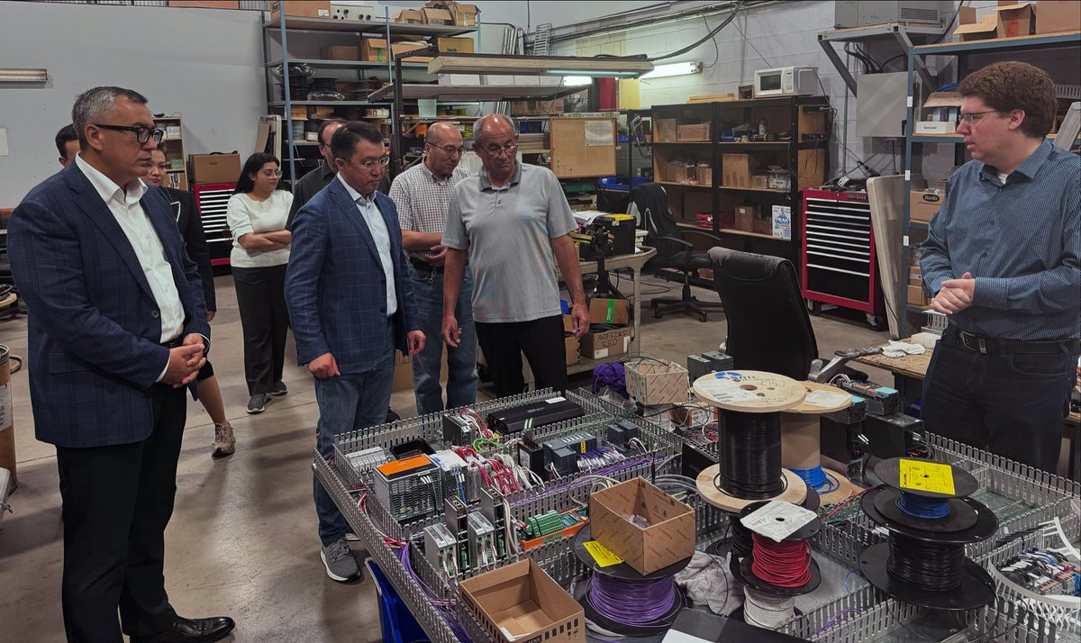 🔹During the visit in Montreal, the Minister of Transport of the Republic of Kazakhstan Mr. M.Karabayev visited the NDT Technologies Inc company's facility.

NDT Technologies Inc. is a leading supplier of integrated automated non-destructive testing (NDT) and measuring systems.