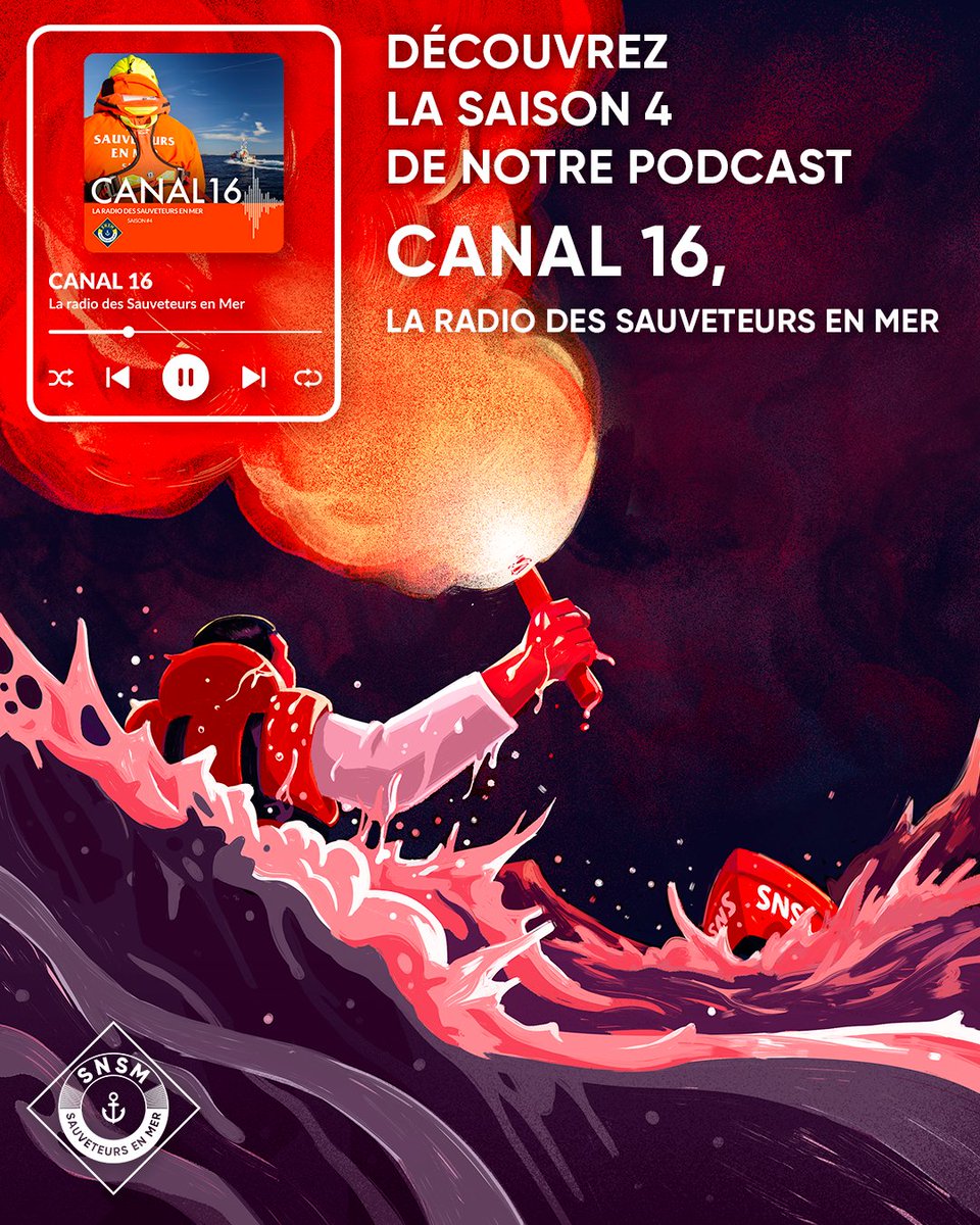 Ça y est, c'est le #weekend ☺️ Et si vous en profitiez pour (re)découvrir notre #podcast "Canal 16, la radio des #SauveteursenMer" ? 🤔 Préparez-vous à prendre un grand bol d'air iodé avec la #SNSM 🌊 Rendez-vous par ici pour écouter nos #podcasts 👉 bit.ly/m/snsm-podcast…